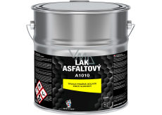 A1010 asfaltový lak izolační nátěr, černý, 9 kg