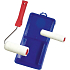Spokar Filz Lackierroller Set mit Farbwanne und Halter, 100 mm