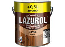 Lazurol Classic S1023 dünnschichtige Holzlasur mit Ölanteil, 0022 Palisander, 2,5 + 0,5 l