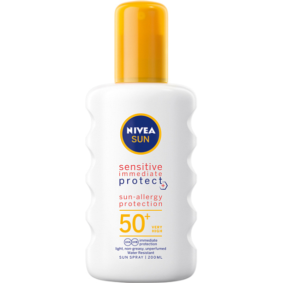 Nivea Sun Sensitive OF 50+ Sonnenspray, 200 ml