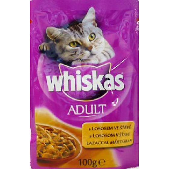 Whiskas Adult mit Lachs in Saft 100 g