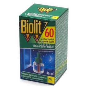 Biolit Evaporator Flüssigkeitsnachfüllung für 60 Nächte in einem elektrischen Mückenschutzmittel 46 ml Biolit Evaporator Flüssigkeitsnachfüllung für 60 Nächte in einem elektrischen Mückenschutzmittel 46 ml