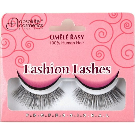 Absolute Cosmetics Fashion Lashes Falsche Wimpern mittel bis lang lockig schwarz 082 schwarz 1 Paar