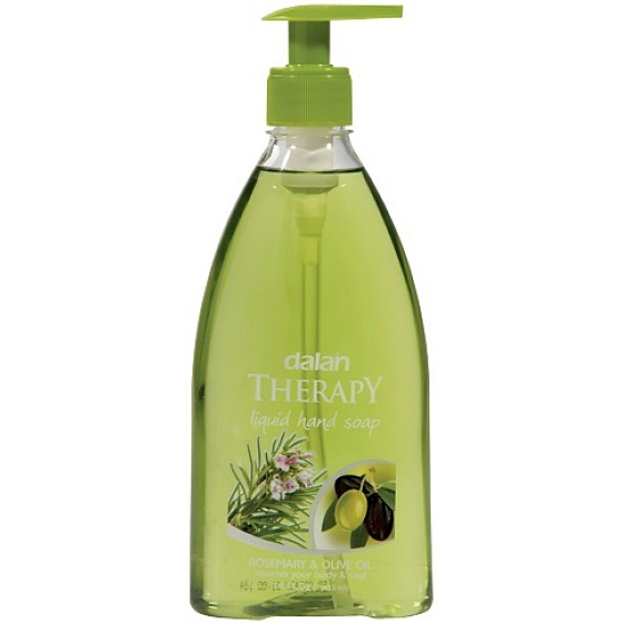 Dalan Therapy Rosmarin & Olivenöl mit Olivenöl Flüssigseifenspender 400 ml