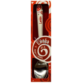 Nekupto Twister Löffel namens Lenka rot 16 cm