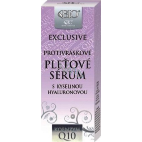 Bione Cosmetics Exclusive & Q10 mit Hyaluronsäure Anti-Falten-Gesichtsserum für Mischhaut bis fettige Haut 40 ml