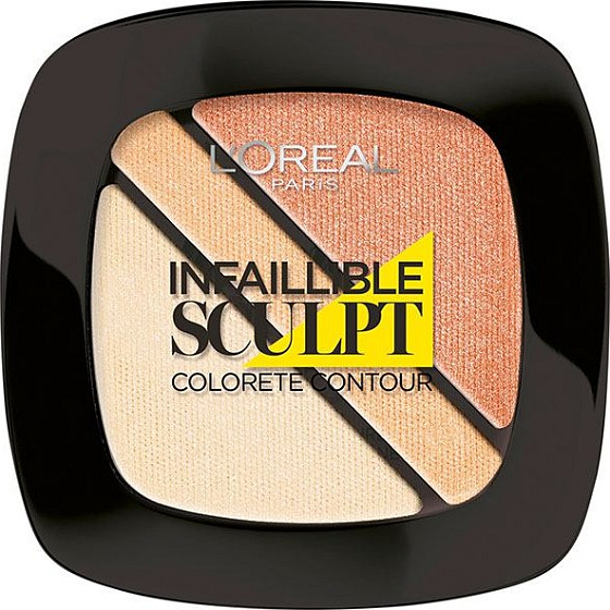 Loreal Paris Infallible Sculpt Erröten Trio erröten 102 Nude Beige 3,8 g