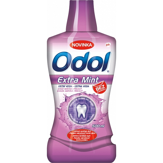 Odol Extra Mint Mundwasser ohne Alkohol 500 ml