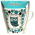 Albi Dobroty Geschenkset Tasse und loser Tee ohne Hibiskus, aromatisiert Für viel Glück blau 300 ml