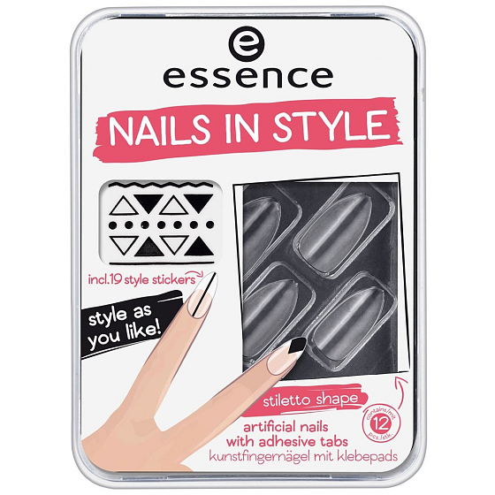 Essence Nails In Style künstliche Nägel 04 Klar für Sie? 12 Stück