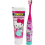 Hello Kitty 6+ Turbo elektrische Zahnbürste weich für Batterien + Kauzahnpasta 75 ml