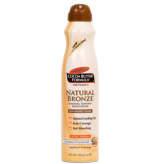 Palmers Kakaobutter Formel Naturbronze Selbstbräunendes Milchspray 200 g