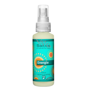 Saloos Natur Aroma Airspray Energy Lufterfrischer mit einer Mischung aus ätherischen Ölen aus Minze, Grapefruit und anderen Zitrusfrüchten, löst Verspannungen, liefert positive Energie 50 ml