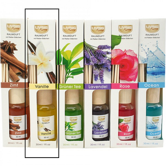 Living Home Room Duft Vanille - Vanille Diffusor 30 ml