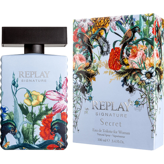 Replay Signature Secret Eau de Toilette für Frauen 100 ml