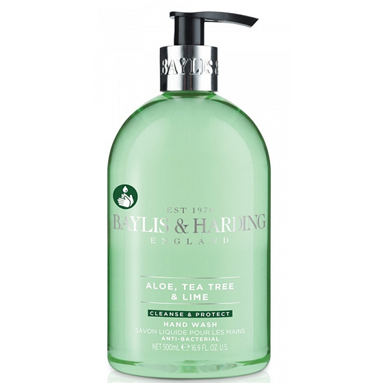 Baylis & Harding Aloe, Teebaum und Limette antibakterielle flüssige Handseifenspender 500 ml