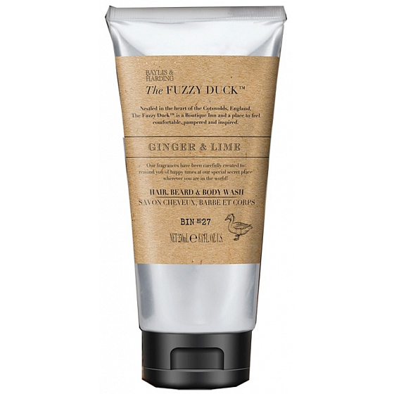 Baylis & Harding Men Ginger and Lime 2 in 1 Reinigungsgel für Haar und Körper für Männer 250 ml