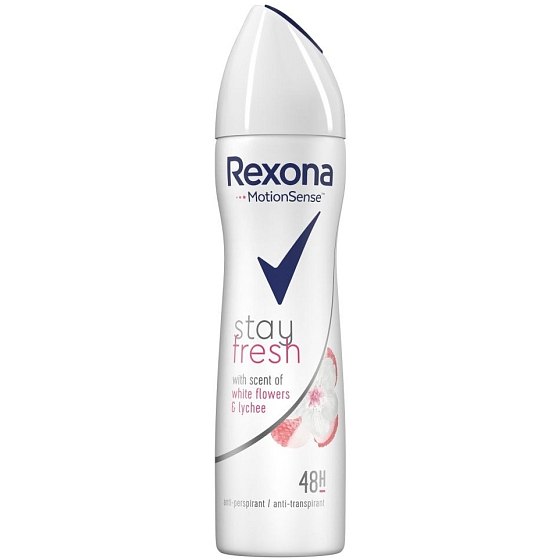 Rexona Stay Fresh White & Lychee - Weiße Blüten und Antitranspirant Deodorant Spray für Frauen 150 ml