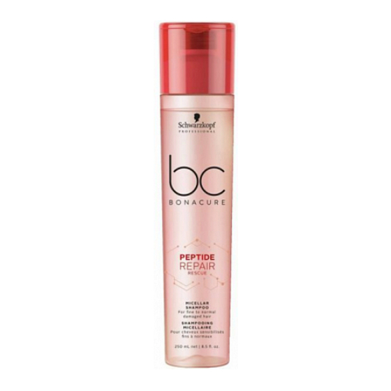 Schwarzkopf Professional BC Bonacure Peptide Repair Rescue Mizellenshampoo für strapaziertes Haar 250 ml
