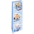 Nekupto Geschenk Papiertüte für Flasche 33 x 10 x 9 cm Weihnachtsblau mit Lebkuchen WLH 1965 40