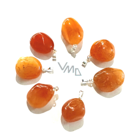 Karneol Trommel-Anhänger Naturstein S, ca. 2 cm, Teach us here and now Karneol Trommel-Anhänger Naturstein S, ca. 2 cm, Teach us here and now