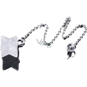 Kristall Merkaba Pendel Naturstein-Anhänger 21 x 21 x 21 mm, Natursteine Kristall Merkaba Pendel Naturstein-Anhänger 21 x 21 x 21 mm, Natursteine