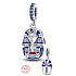 Sterling Silber 925 Ägypten Pharao Tutanchamun's Charm, Reise-Armband-Anhänger