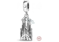Sterling Silber 925 Barcelona La Sagrada Familia, Reise-Armband-Anhänger