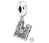 Charme Sterling Silber 925 Notre Dame, Reise Armband Anhänger
