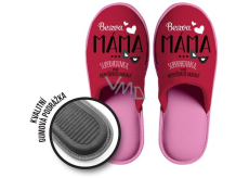 Nekupto Hausschuhe Geschenk Hausschuhe Größe 39-40 Cool mom superhero 1 Paar