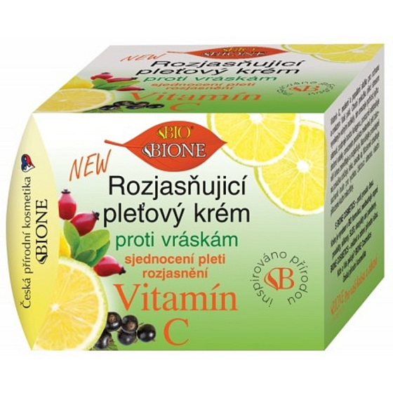 Bione Cosmetics Vitamin C Aufhellende Anti-Falten-Creme 51 ml