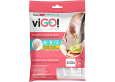 viGO Einweg-Mikrofolienhandschuhe, 100 Stück