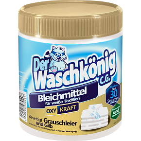 Waschkönig Fleckenentferner für weiße Wäsche Bleichmittel Oxy Kraft, 750 g