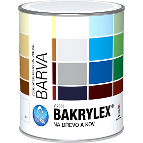 Bakrylex Univerzál mat V2066 Farbe für Holz und Metall 0240 dunkles Braun, 700 g