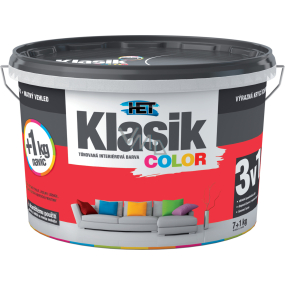 Het Klasik Color malířská barva, 0847 červená, 7+1 kg Het Klasik Color malířská barva, 0847 červená, 7+1 kg