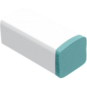 Papierhandtücher ZZ für Spender, 1-lagig, grün, 20 x 250, 5000 Stk