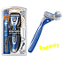 Wilkinson Quattro Titanium Energy Rasiermesser + 1 Klinge + Fledermaus
