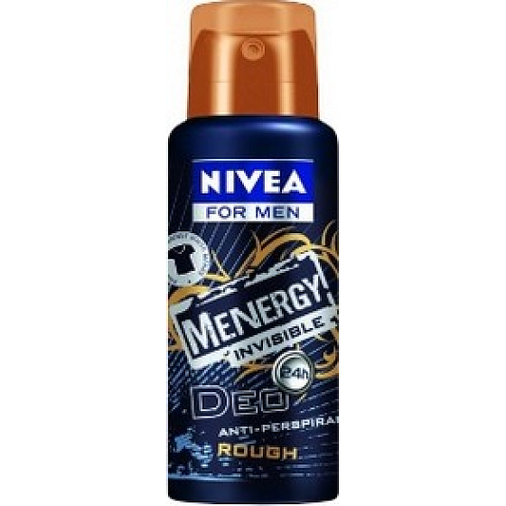 Nivea Men Menergy Invisible Rough Antitranspirant Deodorant Spray 100 ml