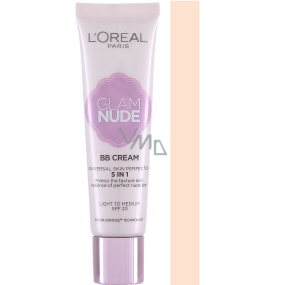Loreal Glam Nude Magique 5in1 LSF20 BB Creme leicht bis mittel 30 ml Loreal Glam Nude Magique 5in1 LSF20 BB Creme leicht bis mittel 30 ml