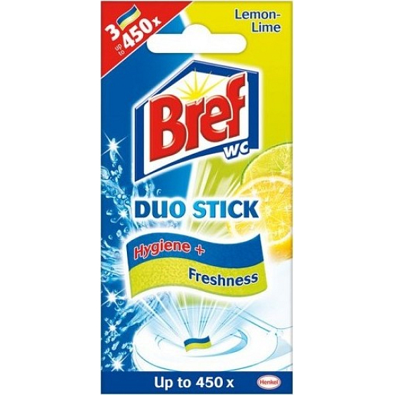 Bref Duo Stick Lemon-Lime selbstklebende Toilettenstreifen 27 g