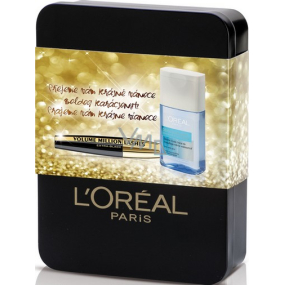 Loreal Paris Mascara 9 ml + Augen Make-up Entferner 125 ml, Kosmetikset