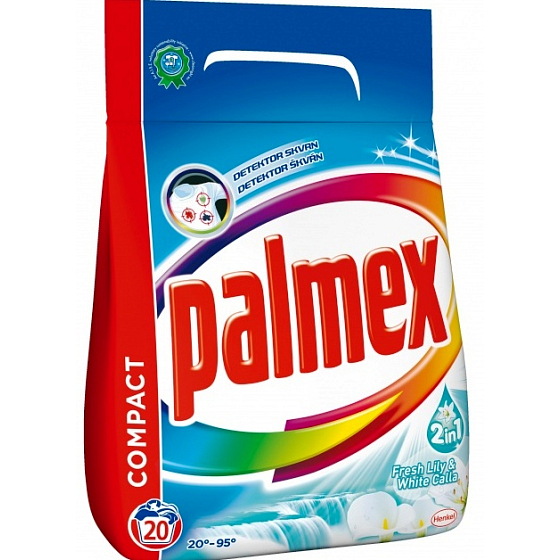 Palmex 2in1 Fresh Lily & White Calla Waschpulver 20 Dosen von 1,5 kg