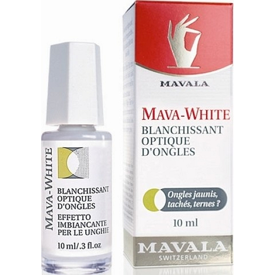 Mavala Mava-White schützender Aufhellungslack für glanzlose oder vergilbte Nägel 10 ml