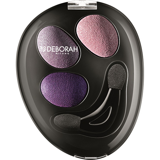 Deborah Milano Trio Hi-Tech Lidschatten Lidschatten 04 Purple Deluxe 4,2 g