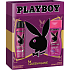 Playboy Queen of The Game Deodorant Spray für Frauen 150 ml + Duschgel 250 ml, Kosmetikset