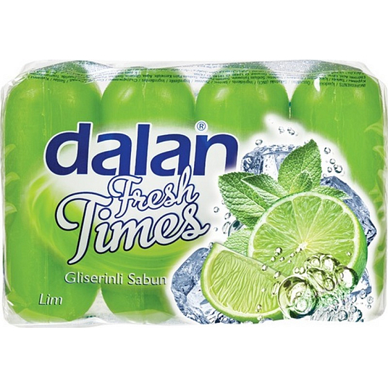 Dalan Fresh Time Lime Glycerin Feste Toilettenseife 4 x 90 g
