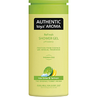 Authentic Toya Aroma Duschgel Eiskalk und Zitrone, 400 ml