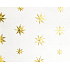 Zöwie Geschenkpapier 70 x 150 cm Weihnachten Luxus Weißweihnachten Naturgold Sterne