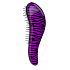 Dtangler Detangling Brush Pinsel zum einfachen Kämmen von 18,5 cm Zebra Purple
