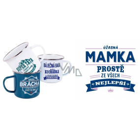 Albi Metallbecher mit der Aufschrift Mum 250 ml